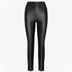 Shapewear Faux Leather Leggings